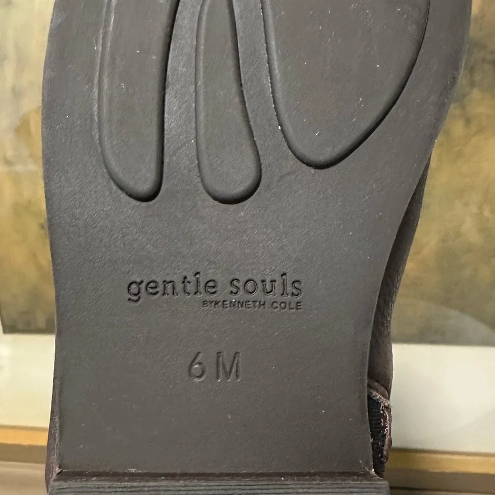 🌸GENTLE SOULS🌸 Emma 5050 Leather Elastic Tall Boots Size: 6M